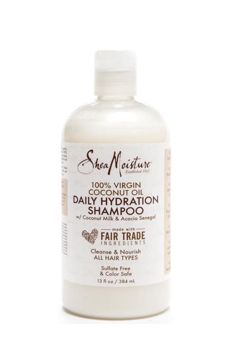 Shea Moisture 100 Virgin Coconut Oil Daily Hydration Shampoo 384ml Stylishcare