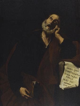 The Penitent Saint Peter Giclee Print Jusepe De Ribera Studio Of