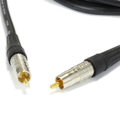 AUDIOPHONICS CANARE Digital SPDIF Coaxial Cable 75 Ohm RCA RCA 10m