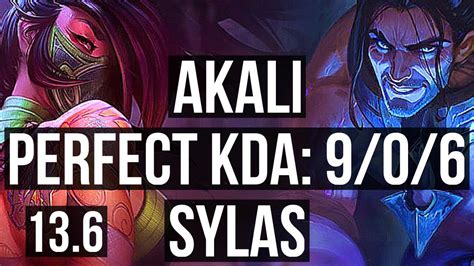 Akali Vs Sylas Mid Legendary Games Kr Master