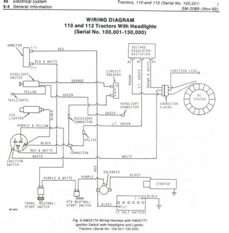 John Deere 100 Series Wiring Diagram