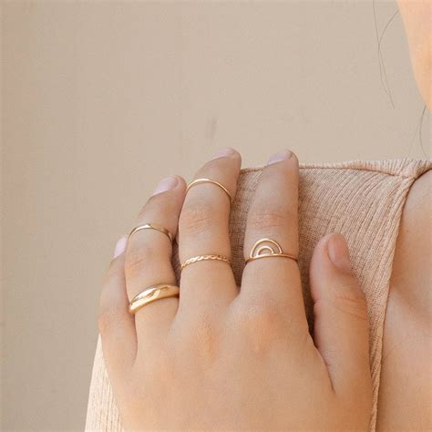 How To Stack Rings Simple And Dainty Jewelry