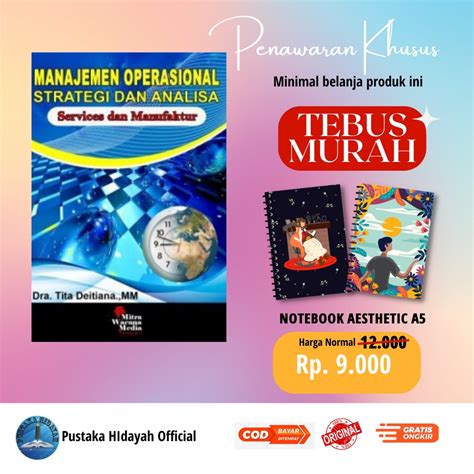 Jual Buku Manajemen Operasional Strategi Dan Analisa Service Dan