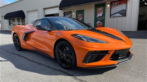 2022 Corvette C8 Amplify Orange Window Tint PPF YouTube