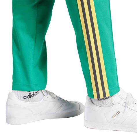 Adidas Jamaica Beckenbauer Track Pants Court Green Soccerpro