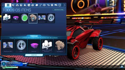 Rocket League Como Obter Itens Melhores De Gra A Contrato De Troca