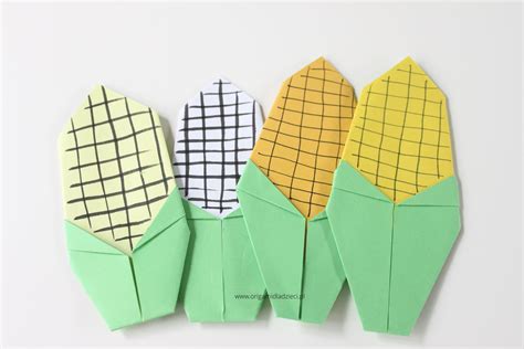 Kukurydza Origami Krok Po Kroku Origami Dla Dzieci