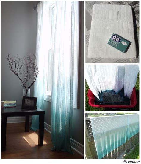 Dip Dye Curtain Diy