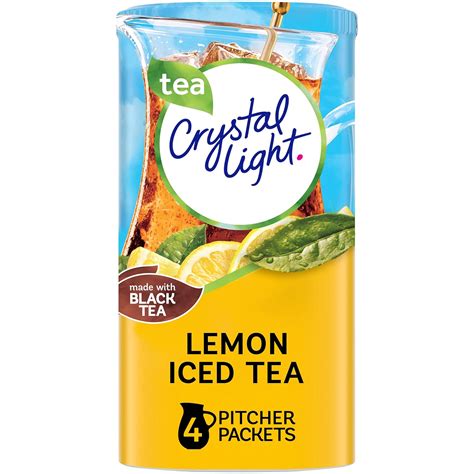 Crystal Light Lemon Iced Tea Drink Mix 16 Pitcher Packets