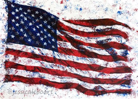 American Flag Paintings – Jessica Lebo Art