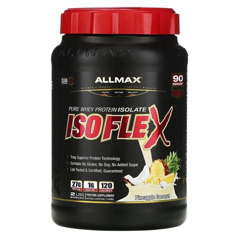 Isoflex Pure Whey Protein Isolate Wpi Ion Charged Particle Filtration