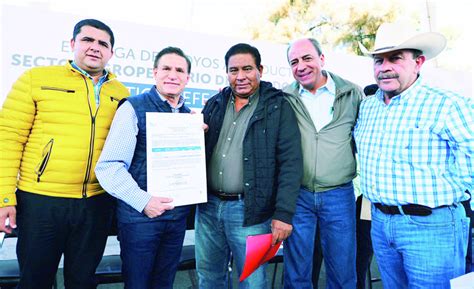 Gobierno Del Estado Entrega Apoyos A Productores