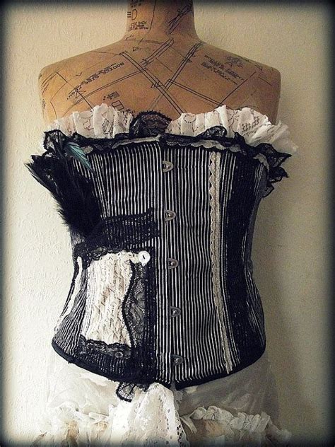 Pinstripe Corset Corset Pinstripe Bustier