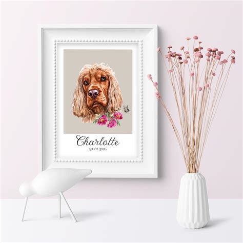 Plakat Z Motywem Psa Rasy Cocker Spaniel Plakaty Naklejki Szablony