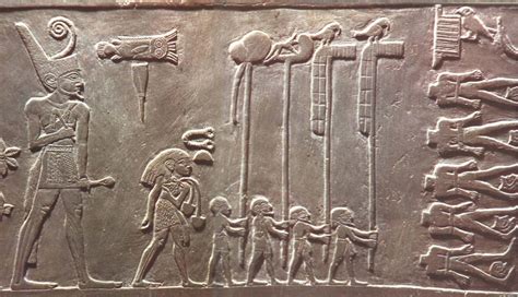 Narmer Palette: Top Scene Closeup