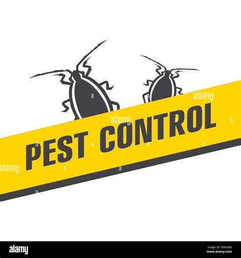 Vector Logo For Pest And Insect Control Company Stock Vector Image And Art Alamy