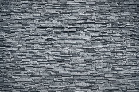 Pattern of Decorative Black Slate Stone Wall Surface / Black Stone ...