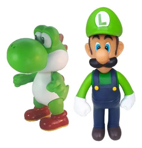 Kit Boneco Yoshi 23cm E Luigi 26cm Super Coleção Na Caixa MercadoLivre