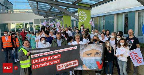 Streik Der Privatspit Ler Privatklinik Graz Ragnitz Mitarbeiter