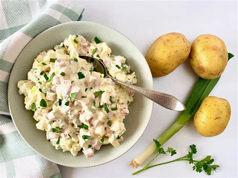 Makkelijk Aardappelsalade Recept Gezin Over De Kook