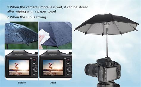 Viltrox Dslr Mirrorless Camera Hot Shoe Umbrella Rain Cover Protector Sunshade