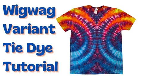 Tie Dye Pattern Wigwag Variant Side Fanfold Hwi Hot Water Irrigation