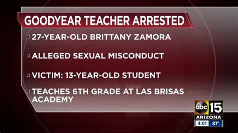 Goodyear Teacher Arrested For Sex Misconduct With Student