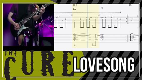 The Cure Lovesong Guitar Cover With TAB YouTube