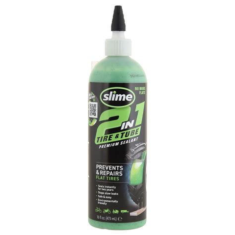 Slime 2 In 1 Tire And Tube Sealant 16 Oz Slime Sealant Boat Cleaning