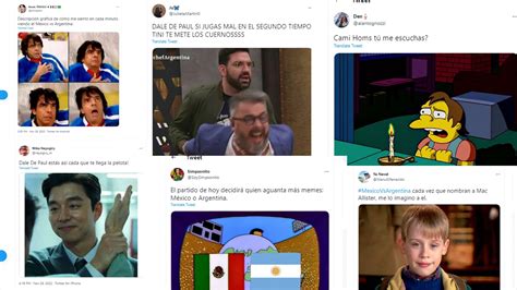 Los Mejores Memes Del Triunfo De La Argentina De Paul Y La Paternidad Sobre México En El Centro