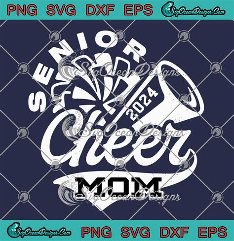 Senior Cheer Mom Graduation Svg Cheerleader Senior Class Of