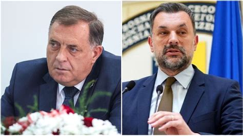 Dodik se obrušio na Konakovića Nisi dostojan da predstavljaš BiH ni