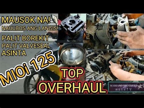 TOP OVERHAUL NG YAMAHA MIOi 125 FULL VIDEO TUTORIAL YouTube