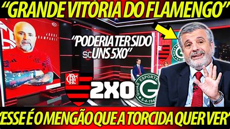 FLAMENGO 2 X 0 GOIÁS ESSE É O FLAMENGO QUE A TORCIDA QUER VER EM