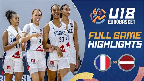 France Vs Latvia Round Of 16 FIBA U18 Women S EuroBasket 2024