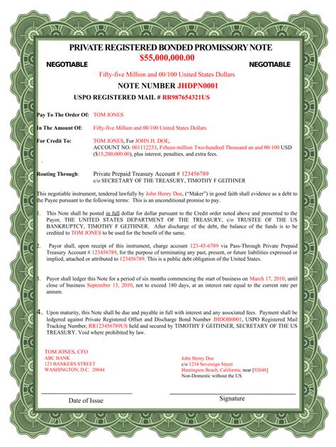 Bonded Promissory Note Fill Out Sign Online Dochub