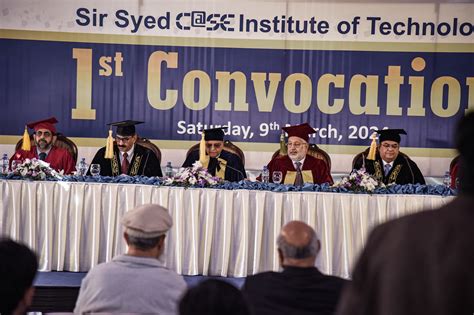 1st Convocation Of Sir Syed Case Institute Of Technology March 9 2024 Sir Syed Case Institute