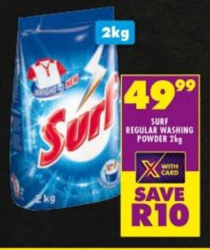 Surf Regular Washing Powder 2kg Offer At Shoprite