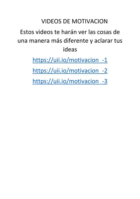 Videos De Motivacion 2 Pdf Descarga Gratuita