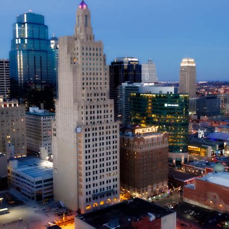 Kansas City Downtown Skyline Aerial Photo - Eric Bowers Photoblog