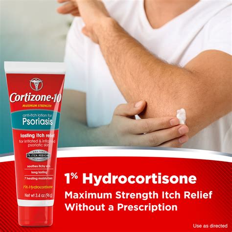 Cortizone 10 Max Strength 1 Hydrocortisone Anti Itch Lotion Psoriasis Healing 34oz