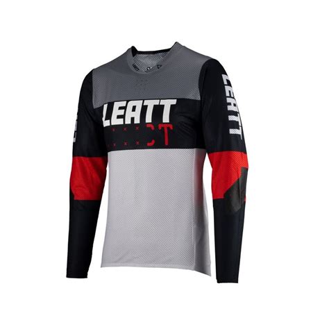 Leatt 5023036050 Maillot Vtt Gravity 40 Manches Longues Rouge Noir Ta