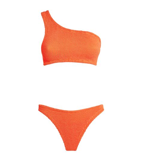 Hunza G Nancy Bikini In Orange Lyst