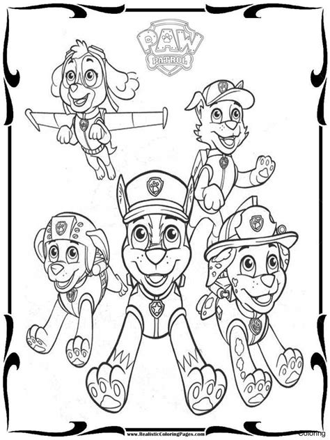 Paw Patrol Tracker Coloring Pages at GetDrawings | Free download