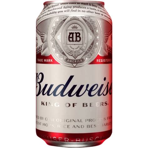 American lager tin 33 cl · BUDWEISER · Supermercado El Corte Inglés