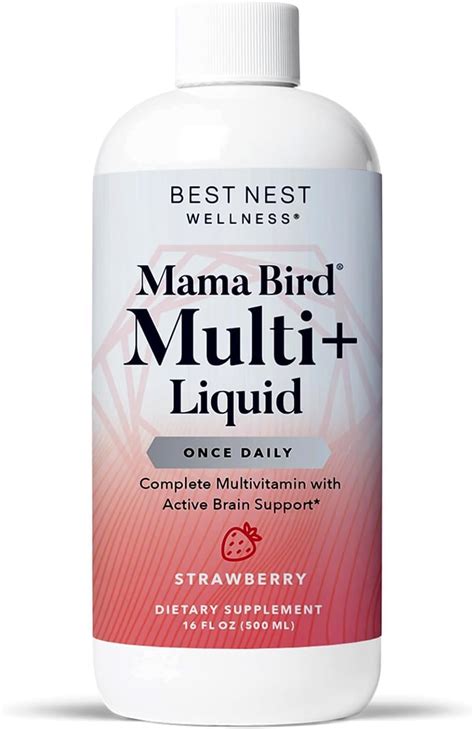 Best Nest Wellness Mama Bird Liquid Prenatal Vitamin For