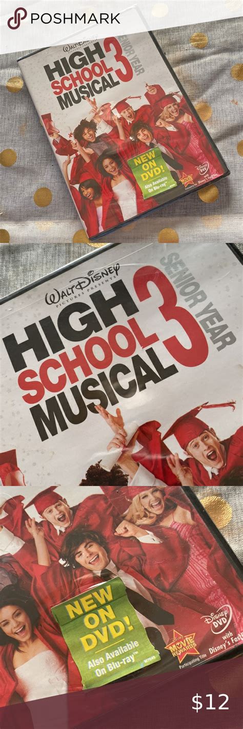 NIB DISNEY High School Musical 3 DVD | Disney high schools, High school ...