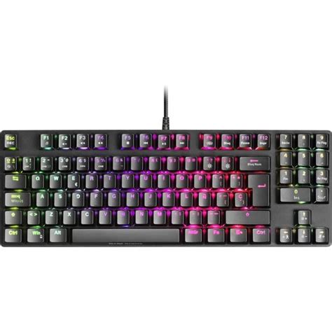 Mars Gaming Mkrevoprobres Noir Clavier H Mech Rgb Tkl Et Pav