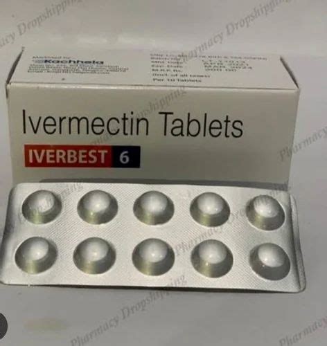 Iverbest 6 Ivermectin 6mg Tablets At Rs 200 Strip Of 10 Tablets