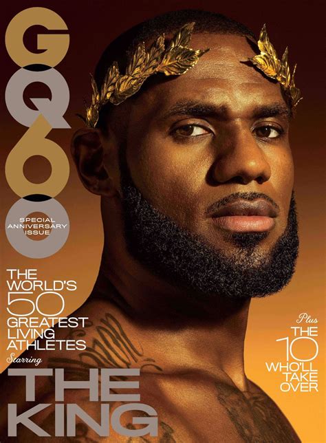 Greek god vibes! LeBron James covers GQ Magazine's November 2017 Issue ...